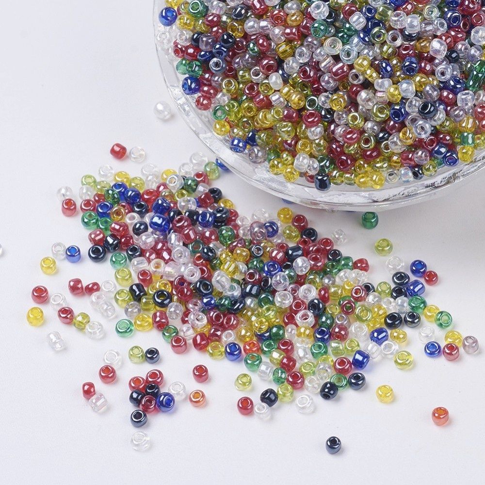 Seed Bead - Translucent Colourful Mix 12/0