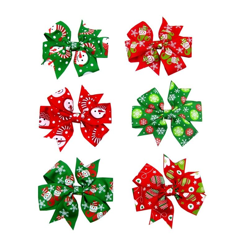 Christmas Hair Clips - Mixed