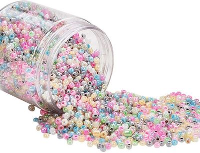 Seed Bead - Pastel Colourful Mix 8/0