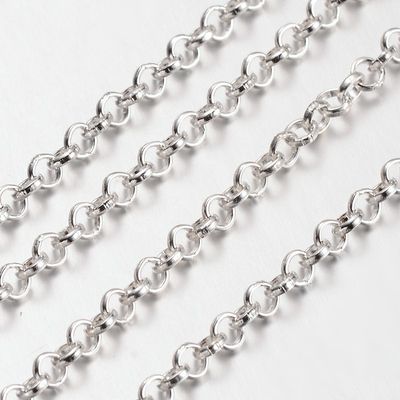 Belcher Chain - Silver 4mm (Per 1m)