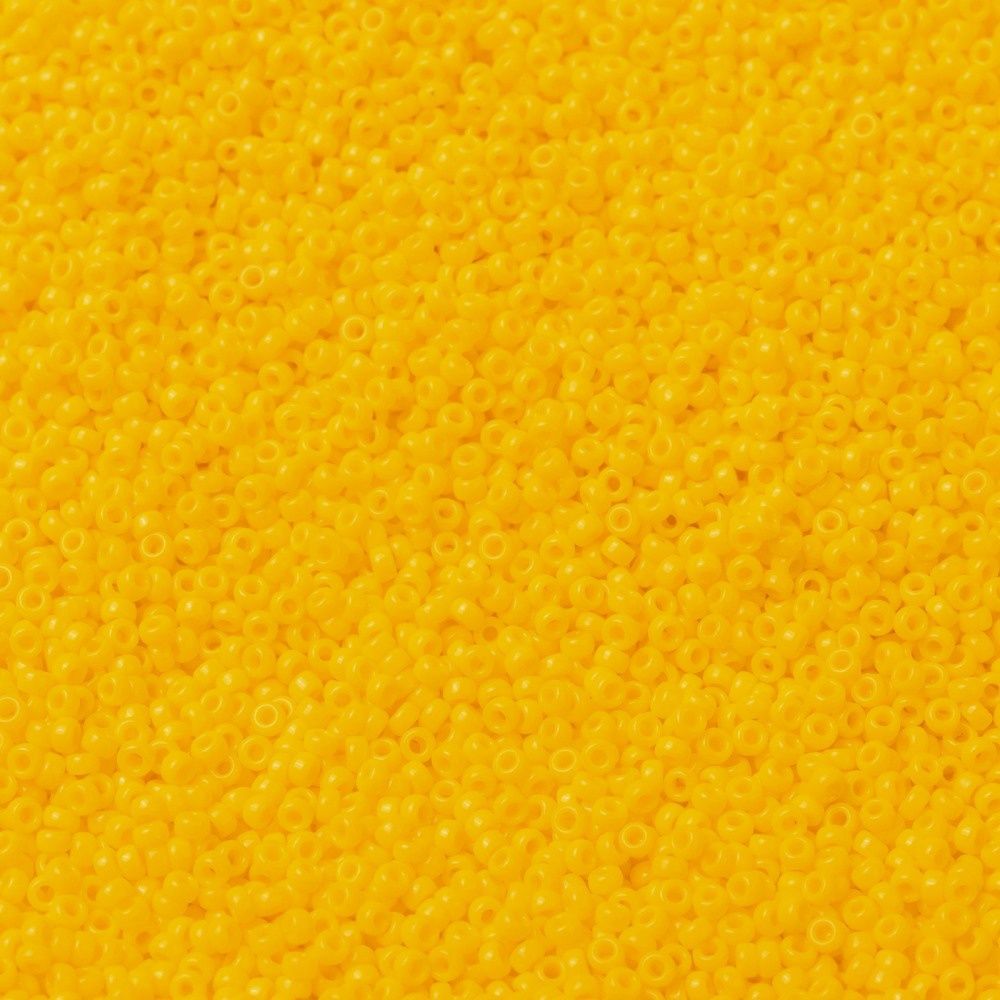 Seed Bead Miyuki - Opaque Dark Yellow 15/0