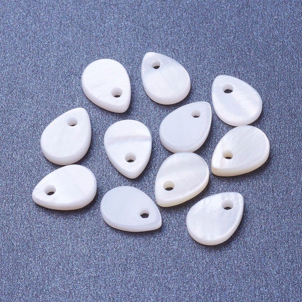 Mother of Pearl - Teardrop 8x9mm