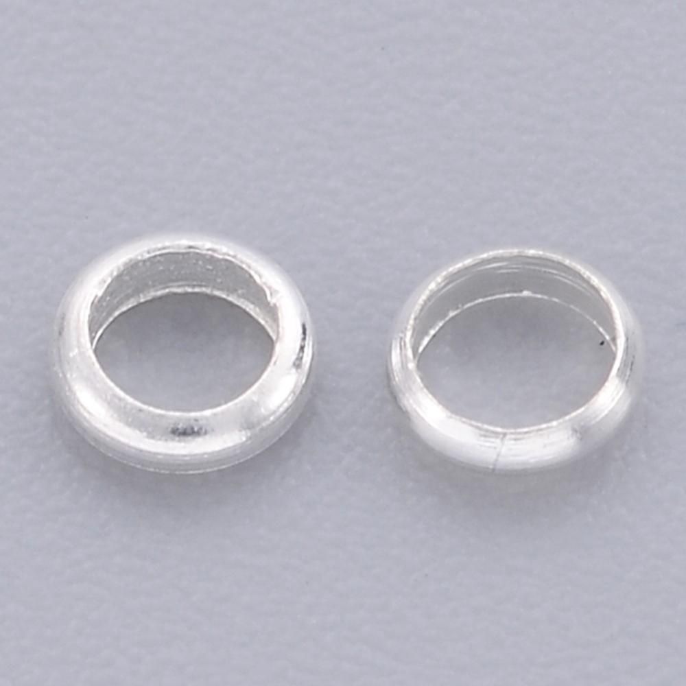 Rondelle Spacer - Silver 3.5x1mm