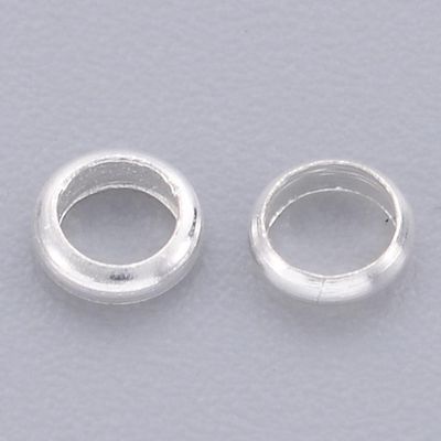 Rondelle Spacer - Silver 3.5x1mm