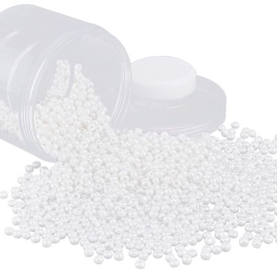 Seed Bead - Opaque Seashell White 6/0