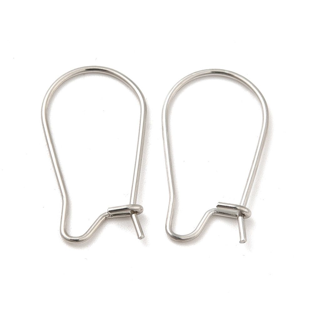 316 Surgical Steel Safety Hooks - 20x11mm (Pair)