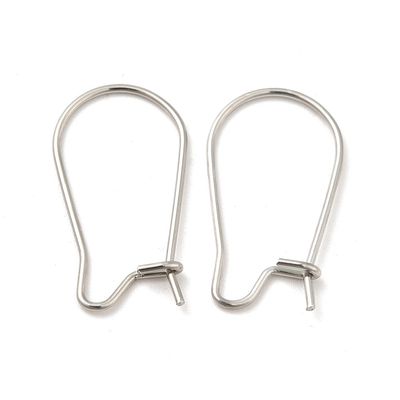316 Surgical Steel Safety Hooks - 20x11mm (Pair)