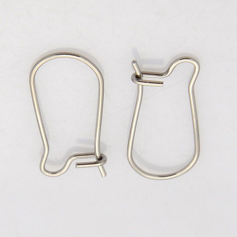 316 Surgical Steel Safety Hooks - 25x12mm (Pair)
