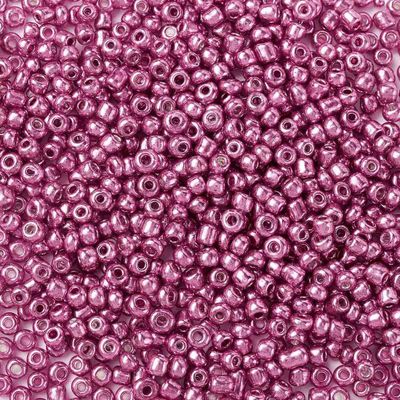 Seed Bead - Metallic Camellia 8/0