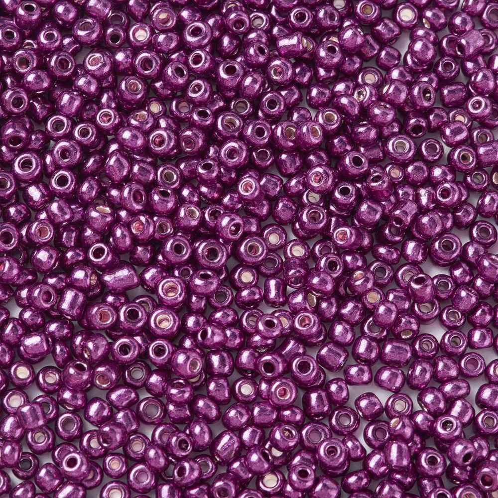 Seed Bead - Metallic Dark Orchid 8/0