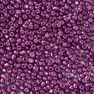 Seed Bead - Metallic Dark Orchid 8/0