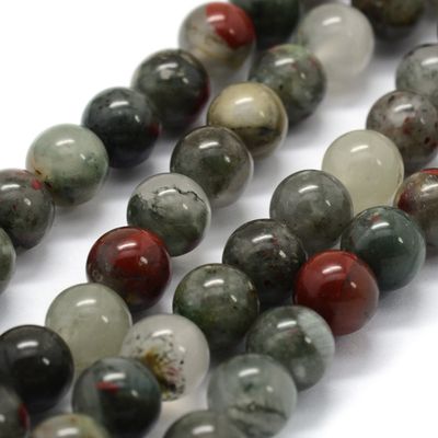 African Bloodstone Round - 10mm