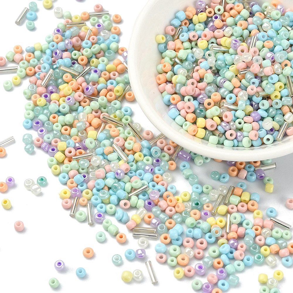 Seed Bead - Pastel Mix with Bugle 8/0