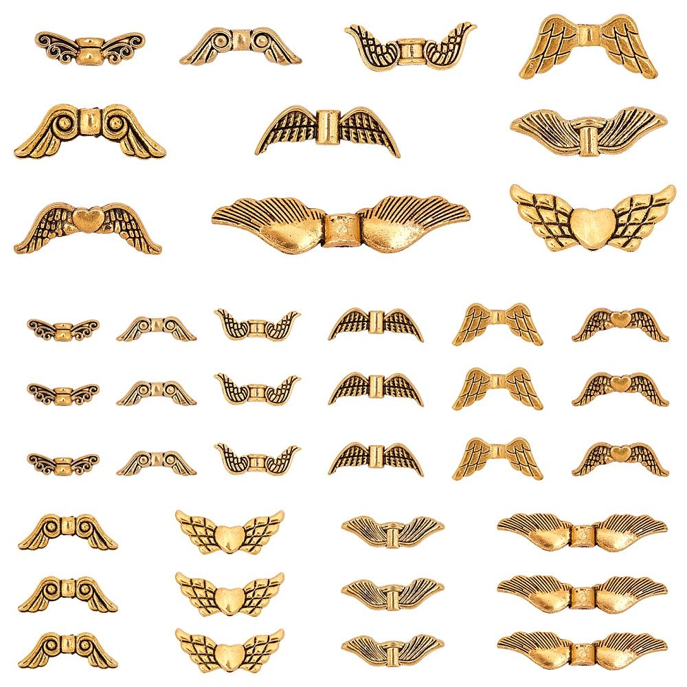 TS Wing Charm - Gold Mix 7-23mm