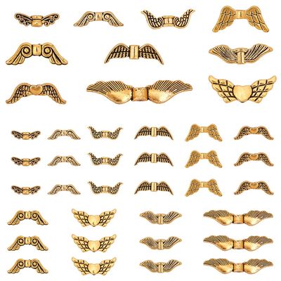 TS Wing Charm - Gold Mix 7-23mm