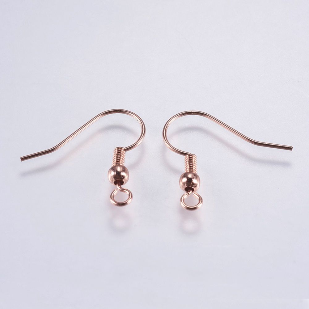 Rose Gold Hooks - NF / CF 18.5mm (Pair)