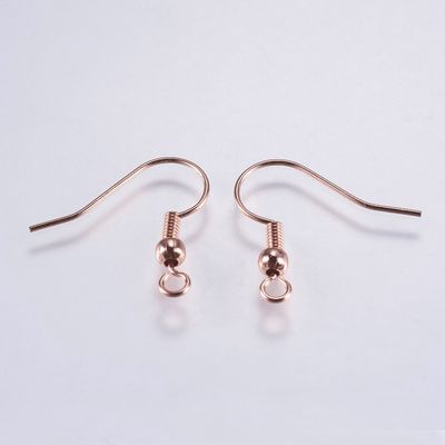 Rose Gold Hooks - NF / CF 18.5mm (Pair)