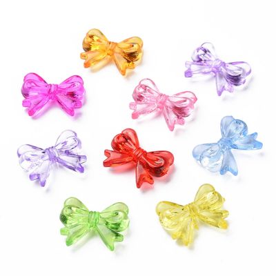 BG Transparent Bowknot - Mixed 14x18mm