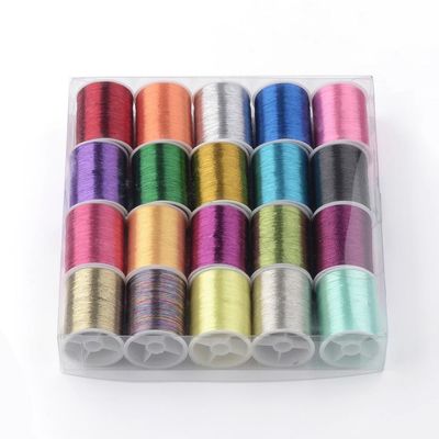 Metallic Thread - Mixed 55m Roll