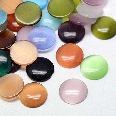 Cats Eye Cabochon - Mixed 6x2mm