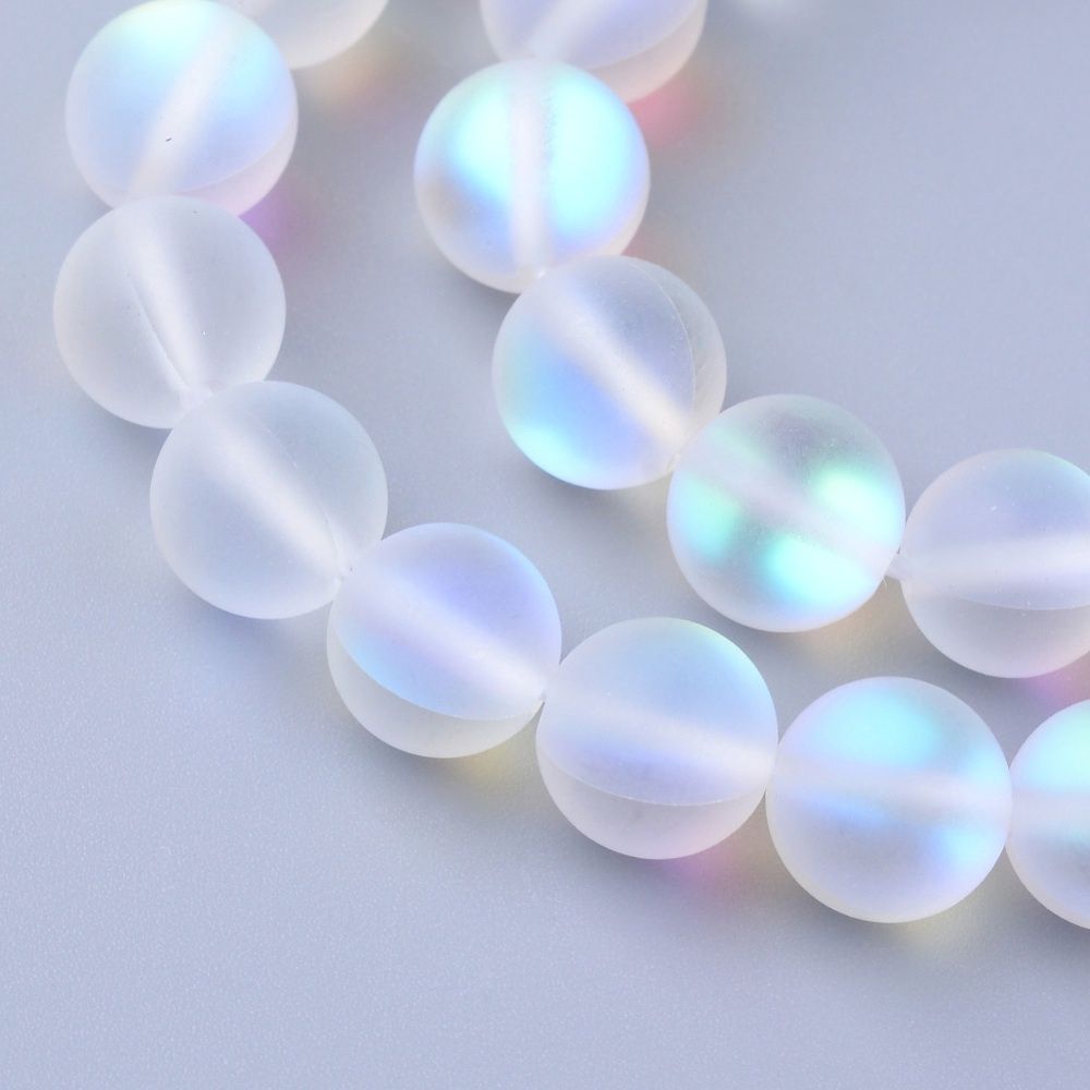 Replica Polaris Round - Frosted Clear AB 8mm