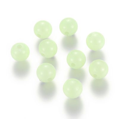 BG Glow in the Dark - Pale Green 4mm