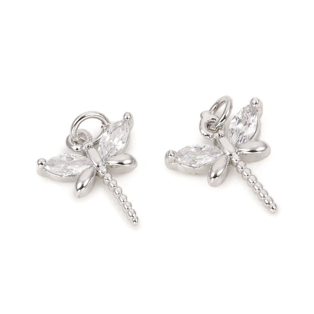 CZ Dragonfly Earring