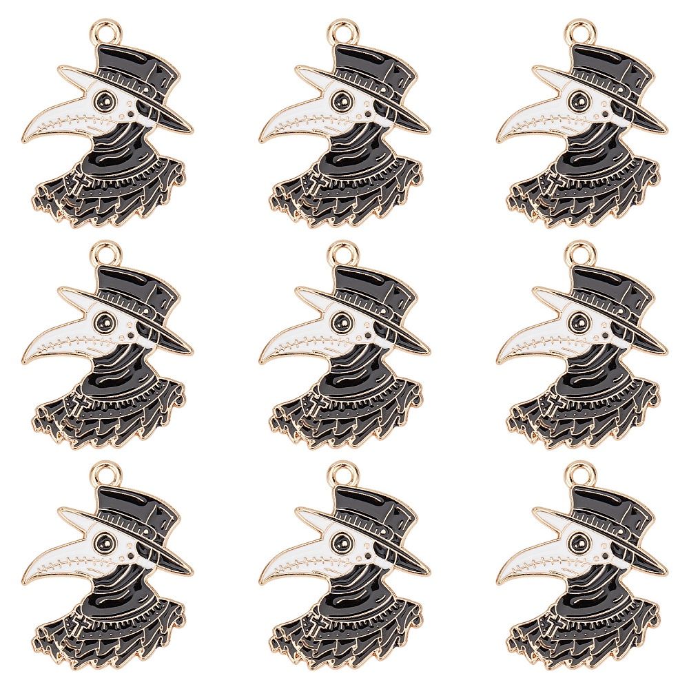 Plague Doctor Charm - 25x32mm