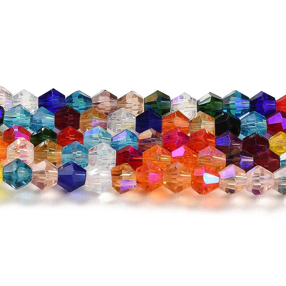 Bicone - Mixed AB 4mm