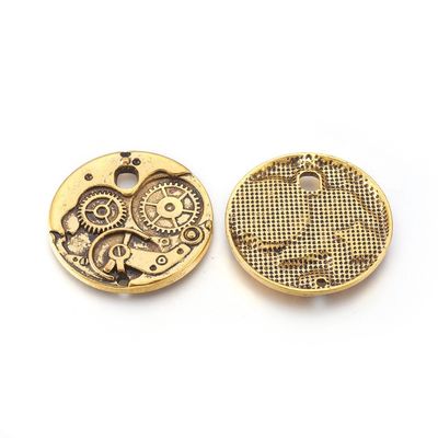 TS Steampunk Watch Charms - Gold 38mm