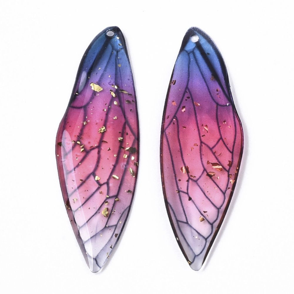 Resin Wing Earring