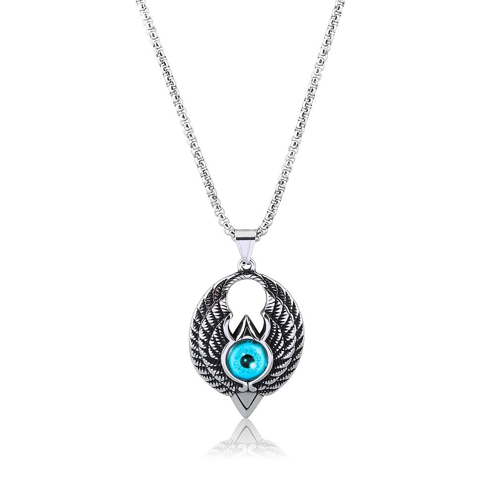 Titanium Winged Necklace