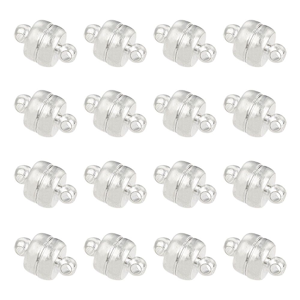 Magnetic Oval Clasp - Silver 11x7mm