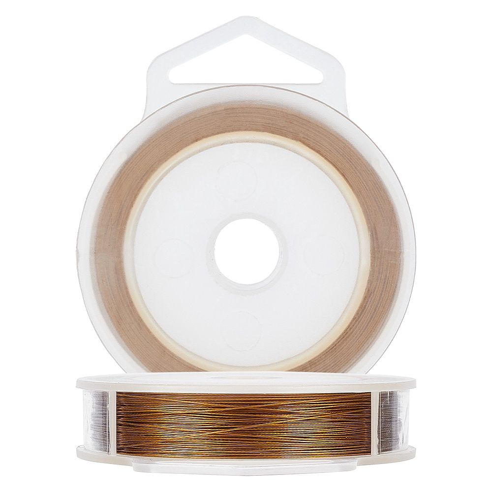 Tiger Tail - Dark Gold 0.3mm (Per M)