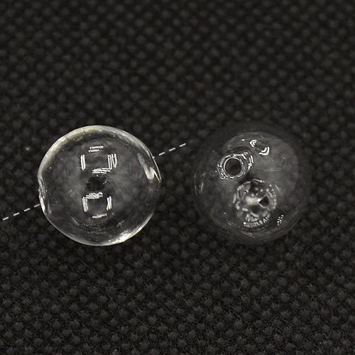 Glass Globe - Clear Round 13mm