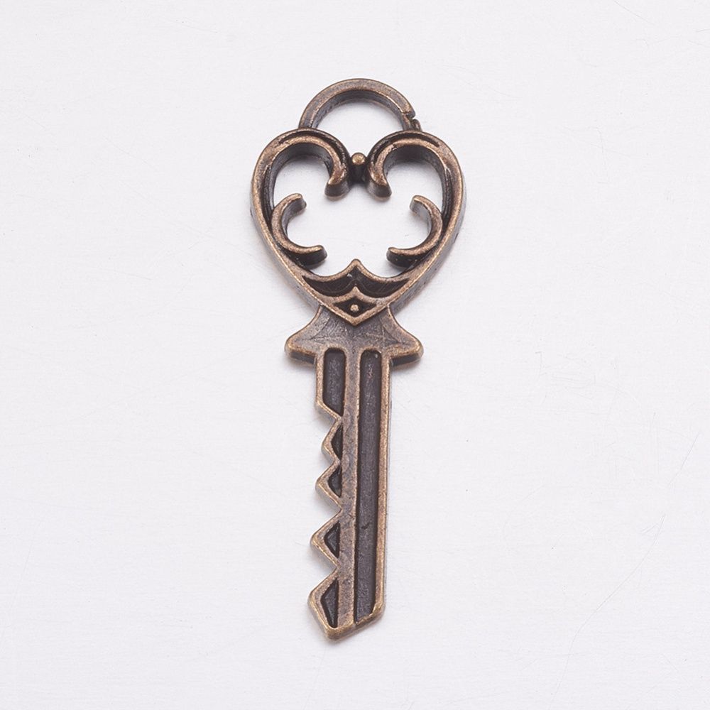 Key Charm - Copper 38x13mm