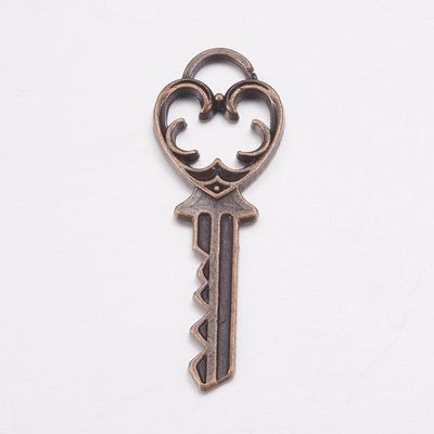 Key Charm - Copper 38x13mm