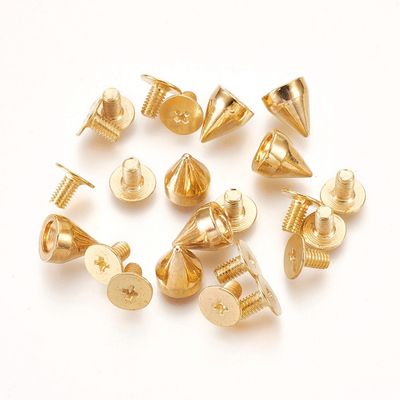 Punk Rivets - Gold 5.5x7mm