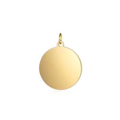 S-Steel Stamping Blank - Gold 12mm