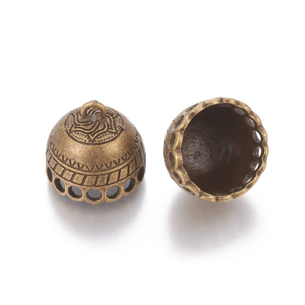 Tassel Cap Bail - Bronze 20mm