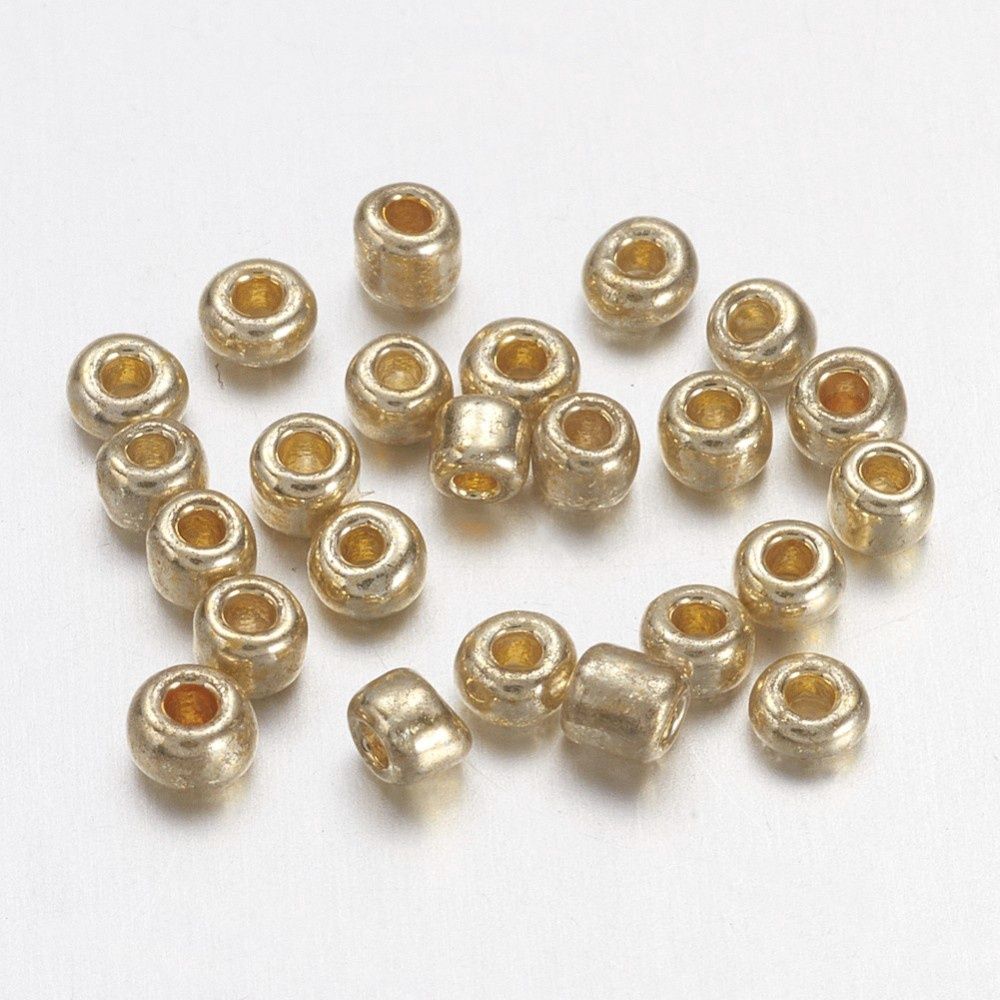 Seed Bead - Electroplated Goldenrod 12/0