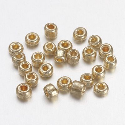 Seed Bead - Electroplated Goldenrod 12/0