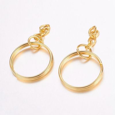 Key Ring - Gold 25mm