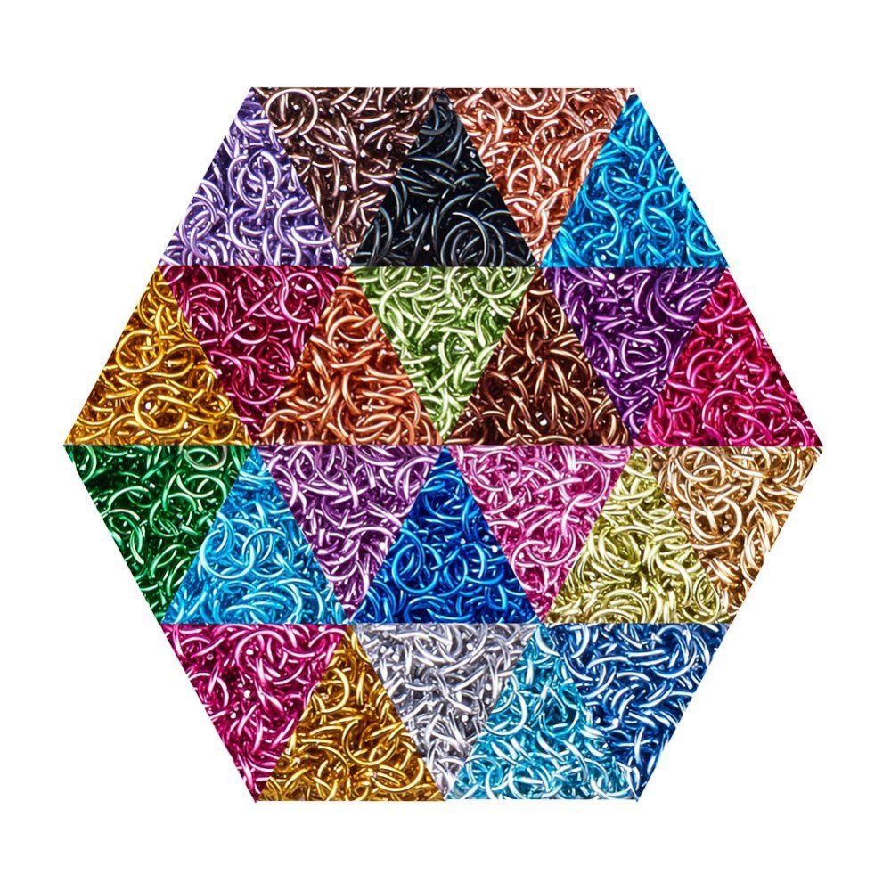 Aluminum Jump Ring - Mix 10mm