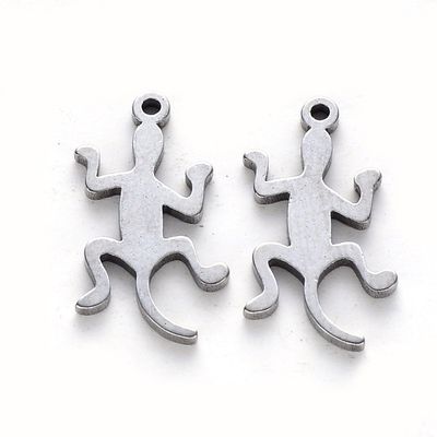 304 SS Gecko Charm - 17x9mm