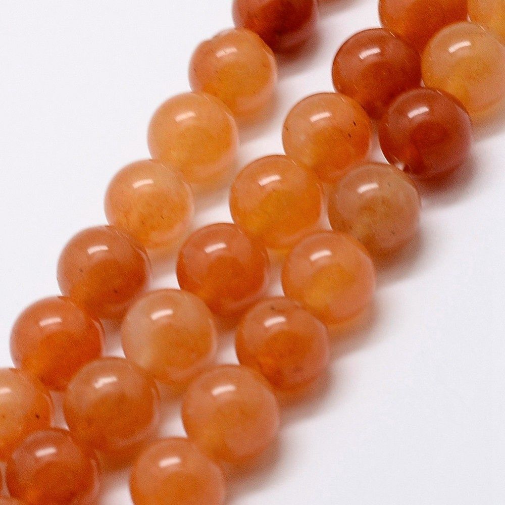 Adventurine Round - Red 6mm
