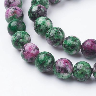 Ruby in Zoisite Round - 8mm
