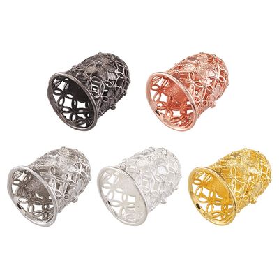 Apetalous Filigree Hollow Bead Cap - Mixed 15x12mm