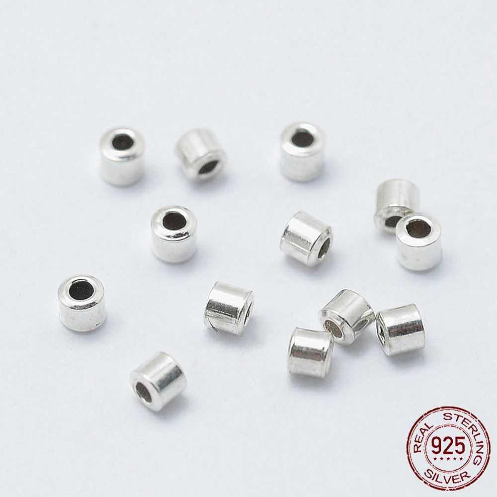 925 Silver Crimp Tube - 2x2mm