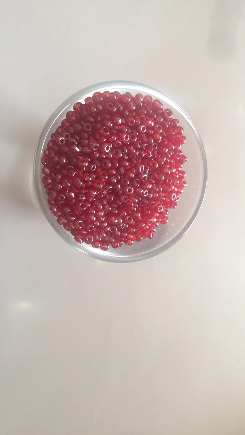 Seed Bead - Bright Red Lustre 11/0